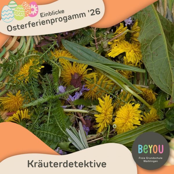 einblick Osterferienprogramm Kräuter