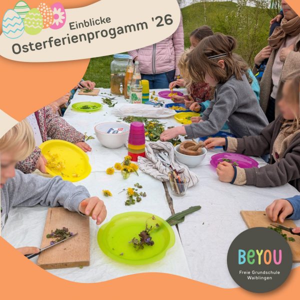 einblick Osterferienprogramm Kräuter