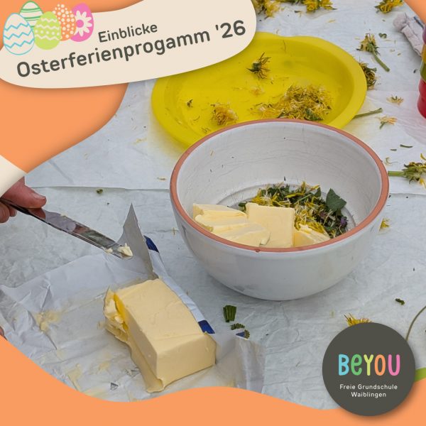 einblick Osterferienprogramm Kräuter