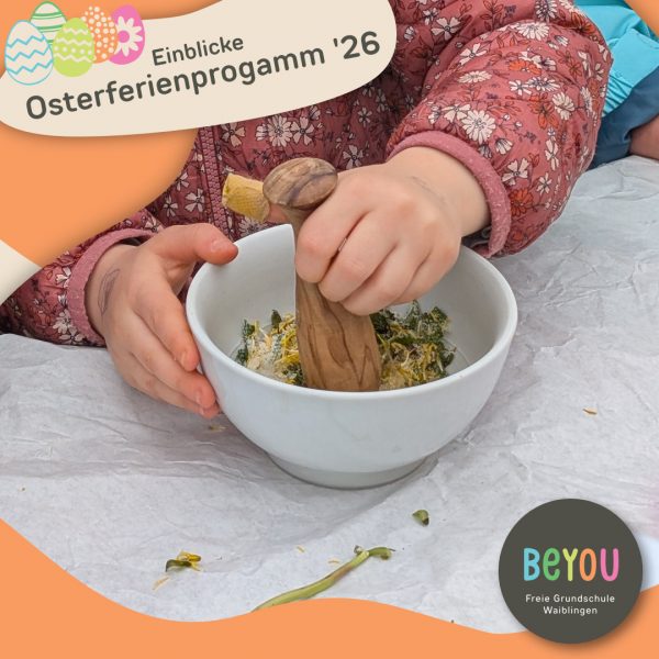 einblick Osterferienprogramm Kräuter