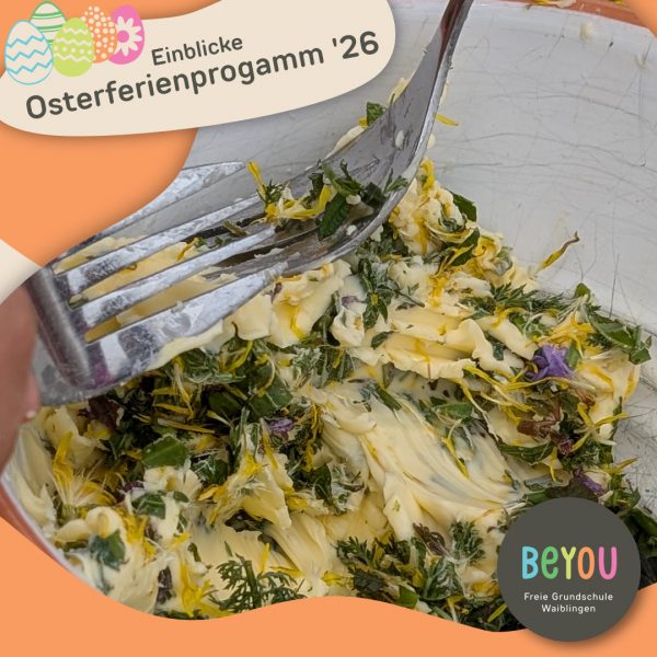 einblick Osterferienprogramm Kräuter