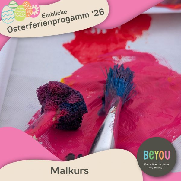 einblick Osterferienprogramm Malen
