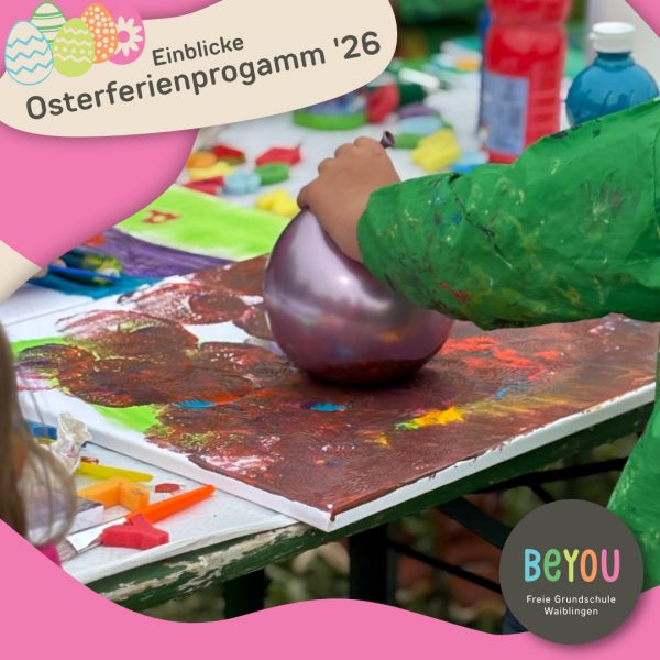 einblick Osterferienprogramm Malen